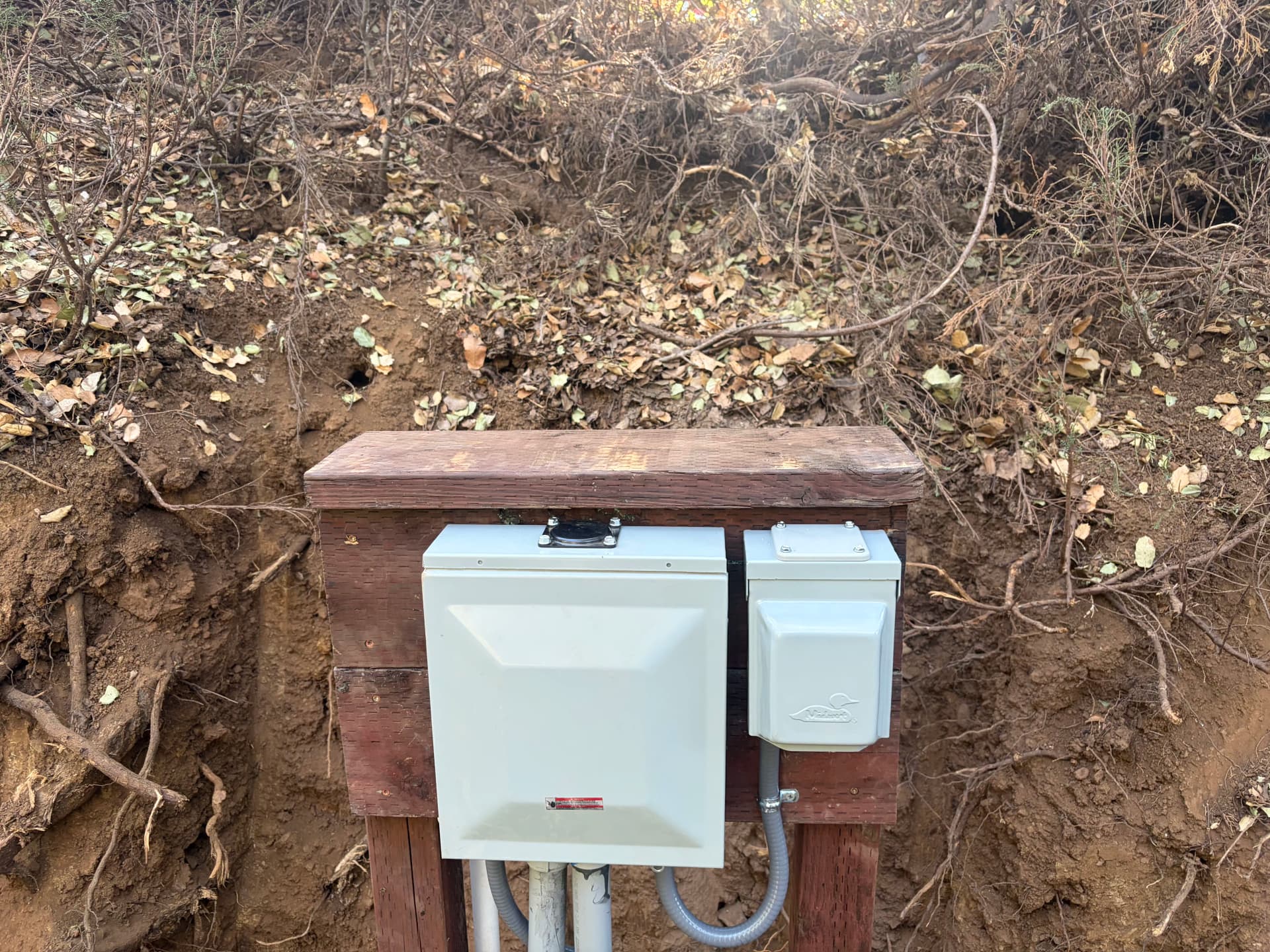 Gallery photos for Underground Wiring for an RV Hookup and Outdoor Subpanel: Image #1
