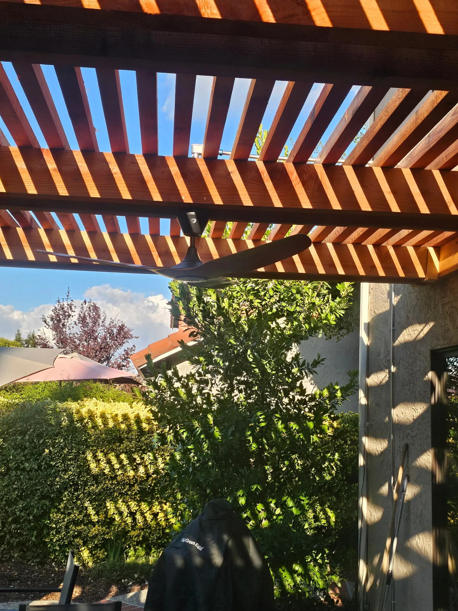 Gallery photos for Pergola Ceiling Fan Installation in Almaden Valley San Jose: Image #1
