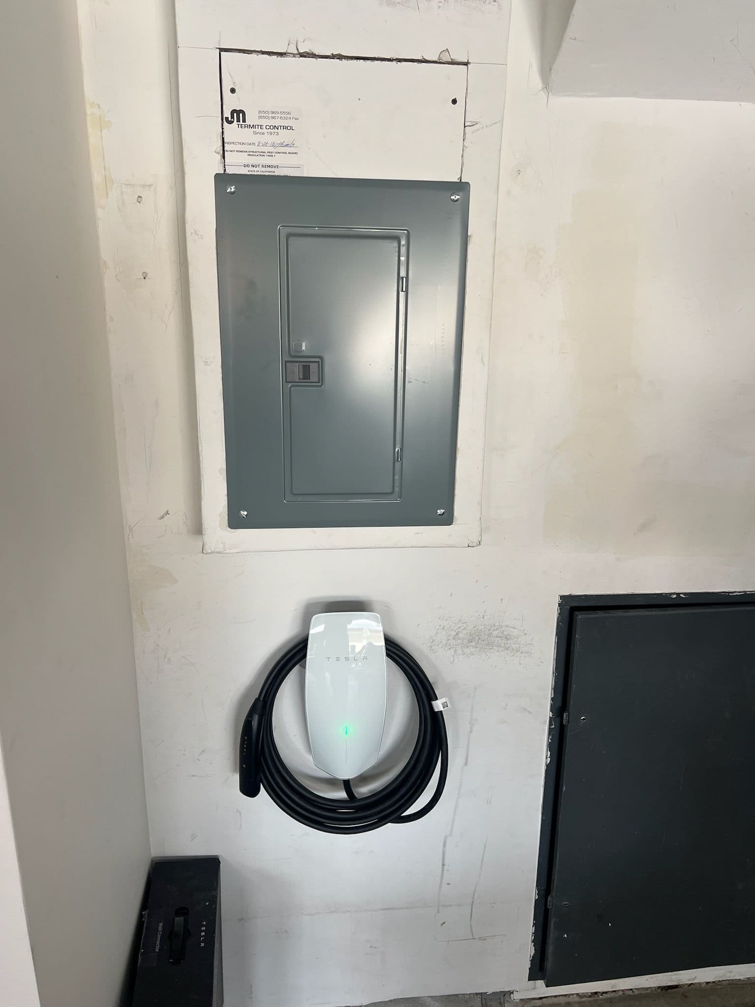 Sleek Tesla EV Charger Installation in Mountain View image
