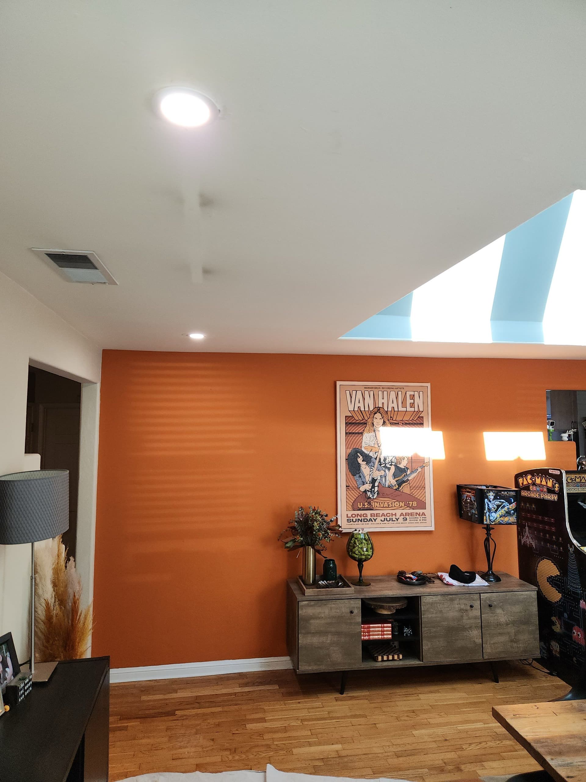 Revamped Living Room Lighting Adds Modern Flair image