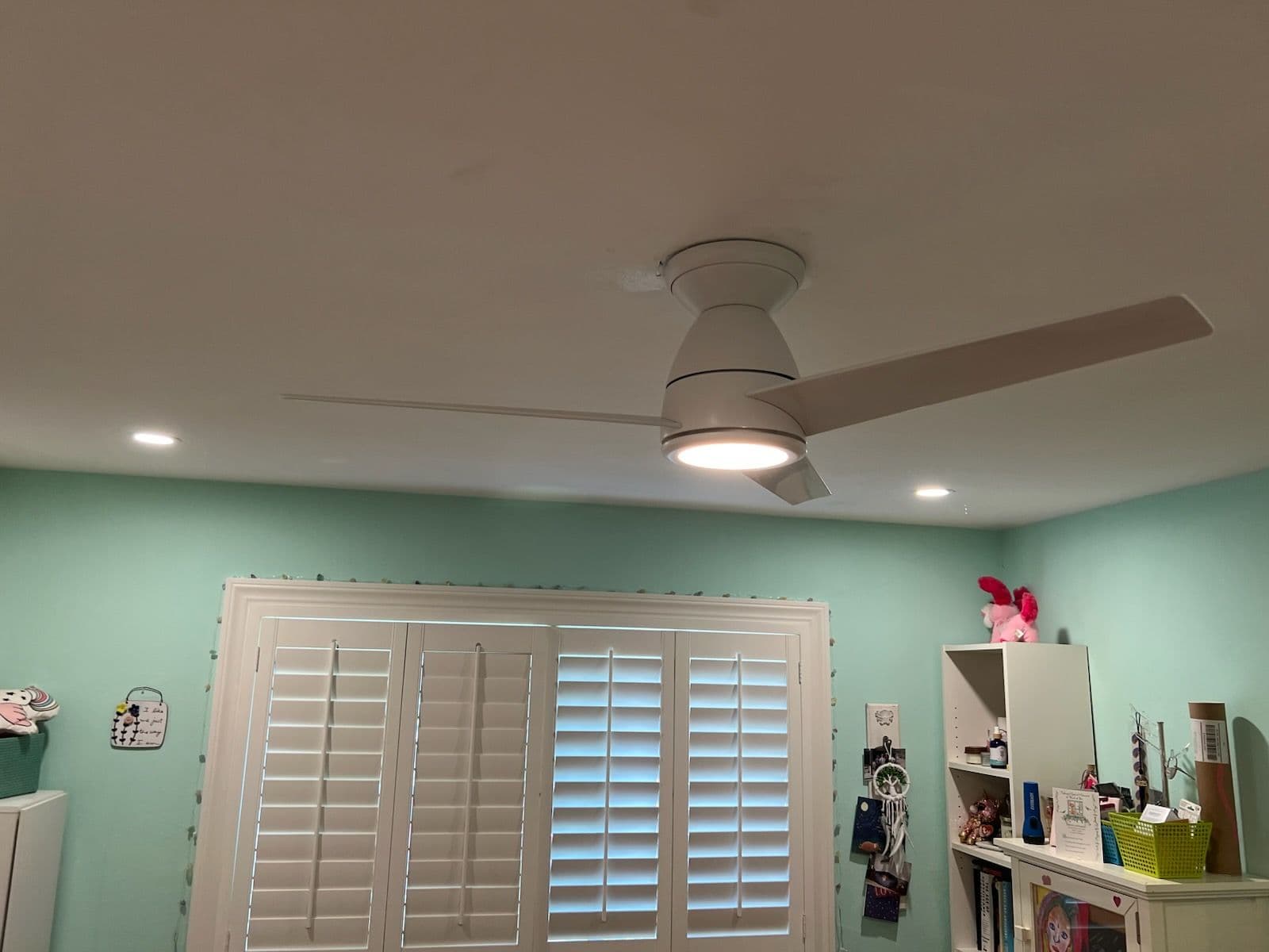 Room Upgrade in San Jose with New Lighting and Fan image